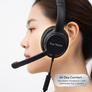 Wholesale H390 USB Noise Cancelling Headset with In-Line Controls <b>Microphone</b> <b>for</b> <b>PC</b> Laptop Office Call Center Conference System - Product Image 6
