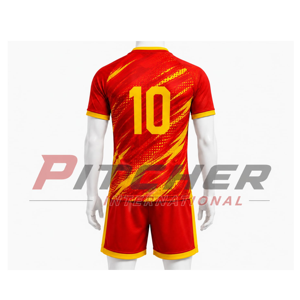 Conjunto de Camiseta y Pantalones Cortos de Fútbol Americano con Estampado a Cuadros, Transpirable, Personalizado, Talla Grande, para Equipos de Adultos - Product Image 4