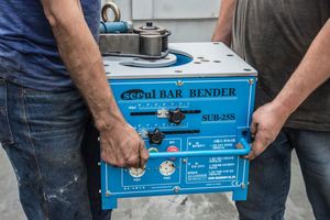 220V Solid Bar Steel Bar Bender <b>Bending</b> <b>Machine</b> Electrical Engine Rebar <b>Bending</b> <b>Machine</b> For Sale - Product Image 1