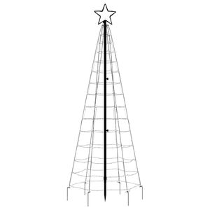 220 Led Warme Witte Kerstboomverlichting Met Spikes 70.9 \ "Kerstversieringen - Product Image 5
