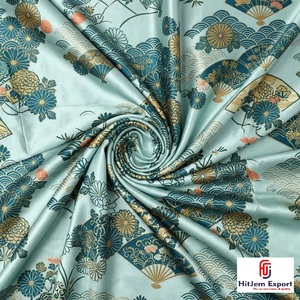 Premium Printed Japan Satin Fabric Manufacturer Custom OEM ODM Apparel Bridal Home Textile Export Factory - Product Image 5