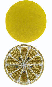 Buddhist Style Handmade Embroidered Seed <b>Beads</b> <b>Coaster</b> with Custom Color and Unique Decorative Design - Product Image 6