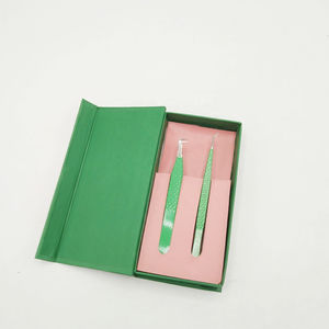 Herramientas para extensión de pestañas, pinzas de precisión para pestañas, herramientas para salón de belleza, pinzas para extensión de pestañas, pinzas para pestañas con logo personalizado - Product Image 2