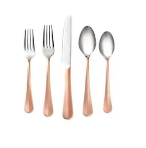 Juego de Cubiertos de Acero Inoxidable para Cocina Moderna con Mango de Cerámica, Cuchara, Tenedor y Cuchillo Duraderos para Uso Diario - Product Image 3