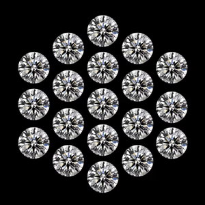 Diamants de laboratoire bruts de 3,1 à 3,5 mm, taille brillant, couleur DEF blanche, clarté VVS1, par carat, excellente taille, prix de gros - Product Image 3