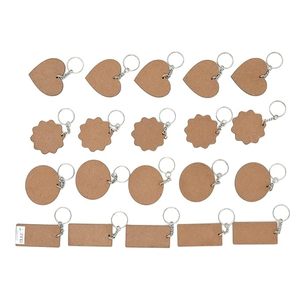 Llavero de Madera Personalizable con Formas Variadas - Product Image 1