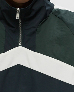 Veste de sport pour homme, coupe-vent, à blocs de couleur, avec fermeture éclair et col montant, en nylon, pour le printemps et les activités de plein air - Product Image 4