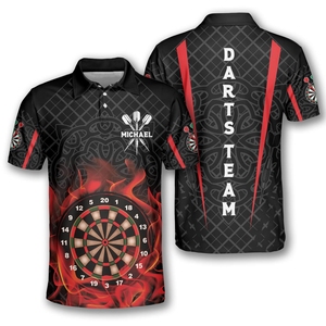 Custom Sublimation <b>Dart</b> Polo Shirts Jerseys <b>Dart</b> Shirts For Team Design Logo Polo <b>Darts</b> Shirt - Product Image 4