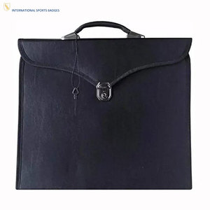 Custom Design Leather <b>Masonic</b> Regalia Soft <b>Case</b> High Quality Eco-Friendly Durable Unisex for Safe Storage Easy Transportation - Product Image 1