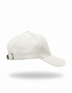 Gorra de Béisbol Personalizada Blanca de 6 Paneles, de Algodón, Estructurada, con Visera Curva, Color Sólido, Casual, Unisex, para Adultos, para las Cuatro Estaciones - Product Image 3