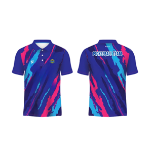 T-shirt de sport Pickleball pour hommes et femmes – Tissu absorbant la transpiration, tissu flexible, design prêt pour le jeu - Product Image 4