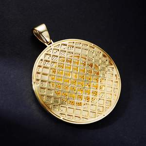 Pendentif Hip Hop sur mesure en argent 925 plaqué rhodium avec moissanite D VVS de qualité supérieure, directement du fabricant - Product Image 2