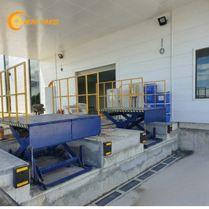 Wide Platform 8 Ton Hydraulic Dock Leveler 2200x2100mm with Emergency Stop for Safety - Product Image 1