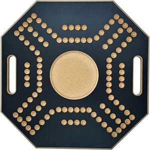 Jeu de société Jackaroo avec cartes et billes, jeu de stratégie de table en bois pour 4 joueurs, jeu de table familial portable - Product Image 6