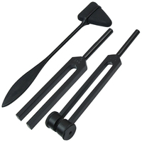 Medical Neurological Percussion Hammer Mallet Set 3-Piece Steel Tuning Fork Taylor Manual Power Available CE Certified ASLING
