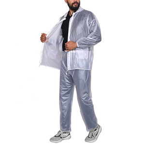 <b>Rain</b> Suit Waterproof <b>Rain</b> Suit <b>Jacket</b> and Pants Set Lightweight Breathable Windproof Outdoor Rainwear OEM Bulk Supply - Product Image 1