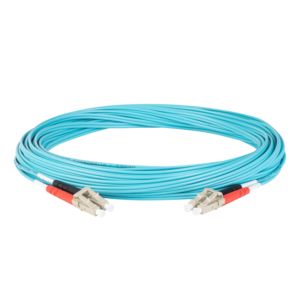 Corning ClearCurve OM4 Multimodo Fibra 4 metros Duplex LC a LC Patch Cable Aqua LSZH Jacket Garantía de 3 años para centros de datos - Product Image 3