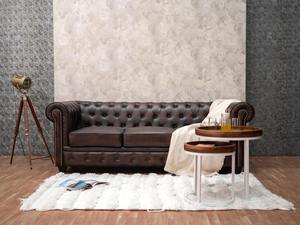 Premium Chesterfield Traditional Three Seater Genuine Leather Eco-Friendly L-Shape <b>Sofa</b> Tufted Back Rolled Arms <b>Wood</b> <b>Frame</b> <b>for</b> - Product Image 4