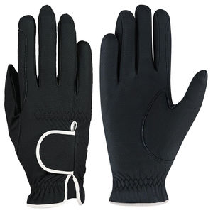 Gants d'équitation professionnels personnalisés noirs pour hommes, anti-fissures, modèle 2026 - Product Image 5