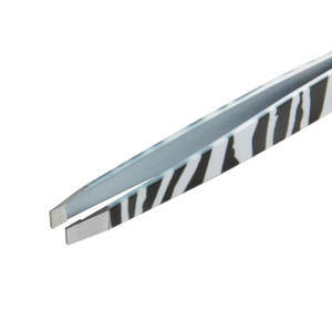 Pinces à sourcils droites en acier inoxydable de haute qualité personnalisées - Légères et écologiques, pointes en fibre réutilisables, prise en main parfaite ANAAIF - Product Image 6