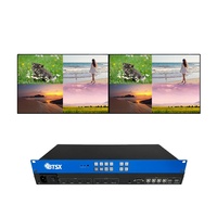 Multivisor KVM Bitvisus 4K60 HDMI2.0 con 4 Entradas, 3 Salidas, Ratón y Teclado USB, RS232, Metálico