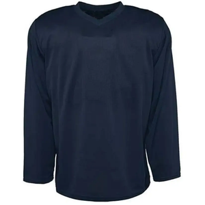 Vente en gros de maillots de hockey personnalisés avec logo, sublimation personnalisée, 100% polyester, séchage rapide, respirant, vêtements de hockey sur glace pour hommes, manches longues - Product Image 1