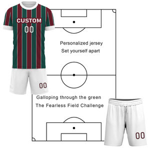 Uniforme de Fútbol Personalizado de Alta Calidad con Logotipo, Camiseta de Entrenamiento, Chándal, Uniforme de Fútbol para Hombre - Product Image 5