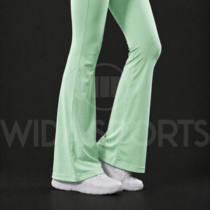 Ensemble de yoga athleisure Wida Sports 2026 pour femme : Leggings évasés taille haute et haut court à manches longues, respirant et extensible, pour l'entraînement et les activités sportives - Product Image 6