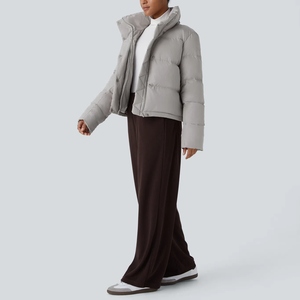 Top Quality Winter Puffer Jacket for Women Warm Bubble Cotton Padded Street Fashion Breathable <b>Canvas</b> Womens Jacket Design - Product Image 2