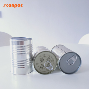 Lata de conserva cilíndrica de hojalata de 0.17mm de grosor, ISO9001, envío gratis, set de tres piezas de alta calidad, sardinas, alimento certificado para mascotas - Product Image 3