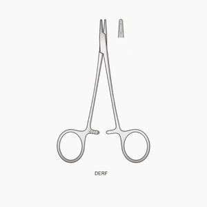 Porte-aiguille Wright Derf en acier inoxydable |   Porte-aiguille de microchirurgie, instrument chirurgical, fourniture OEM - Product Image 3