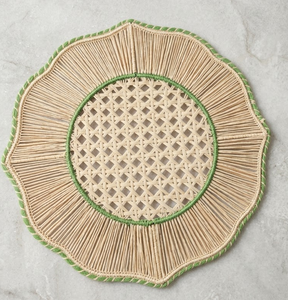 Manteles Individuales Redondos de Algodón Bohemio Hechos a Mano con Borde Festoneado Natural, Ecológicos, Ideales para Banquetes y Cenas - ¡Oferta Especial! - Product Image 5