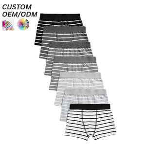 Calzoncillos Bóxer de Algodón para Hombre, Cintura Media, Transpirables, Cómodos, Antibacterianos, Cintura Elástica, Logotipo Personalizado, Soporte OEM ODM - Product Image 4