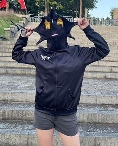 Sweat à capuche confortable avec fermeture éclair intégrale, fermeture éclair fluide et design moderne et minimaliste pour un usage décontracté. - Product Image 2