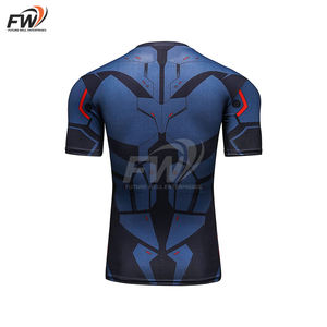 Conjunto de Rashguard de Compresión para Hombre, con Logotipo Personalizado, Protección UPF 50+, Secado Rápido, para Jiu Jitsu, Muay Thai, Kickboxing, Pantalones Transpirables - Product Image 3