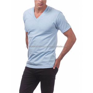 T-shirts en gros de haute qualité, écologiques, pour hommes, col en V, 100 % coton, multipack, coupe classique, unisexe, vierges, 230g - Product Image 3