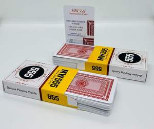 Juego de cartas mágicas Magic Trick MW 555, juego de 2 cartas de póquer rojas con marca de espía, fácil identificación de las cartas desde el reverso - Product Image 4