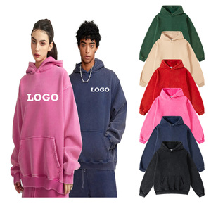 เสื้อฮู้ดดี้พิมพ์ลายดิจิทัลทรงปกติ รุ่น BEW0169 น้ำหนัก 300 กรัม สไตล์วินเทจ Y2K ล้างสีแบบ Stone Wash และ Acid Wash สำหรับฤดูหนาว ขายส่ง - Product Image 1