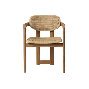 Chaise de salle à manger en rotin durable - Product Image 1