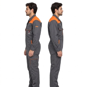 Combinaison de sécurité haute visibilité, vêtements de travail réfléchissants, tissu respirant, matériau durable, coupe confortable, vêtements de chantier OEM - Product Image 3