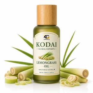 Huile Essentielle de Citronnelle du Tamil Nadu 100% Pure et Naturelle de Qualité Supérieure, Distillée à la Vapeur, pour Aromathérapie et Soin du Visage, par Kodai Global Export - Product Image 1