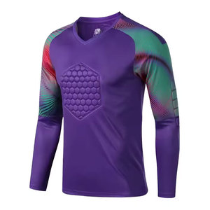 Maillots de gardien de but de football unisexes de qualité supérieure, sans manches, 100% polyester, respirants, anti-transpiration, coupe classique - Product Image 1
