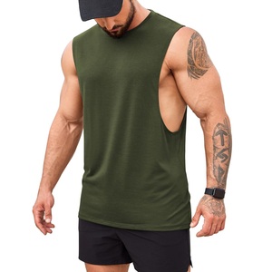 Custom Muscle Mens tank Top Breathable Cotton tank Top Fitness Men Bodybuilding Gym tank Top Men's Gym Tank Tops Bodybuilding - Product Image 1