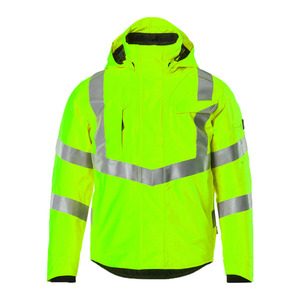 Wholesale Hi Viz Class 1 Waterproof Breathable Microfiber CE Certified Safety Vest & Jacket Customized - Product Image 4