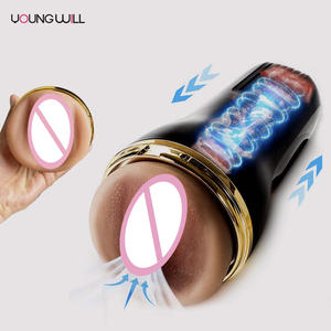 Masturbador Masculino De Bolsillo Vibrador De Venta Caliente con Vagina Real Y Sexo Oral En Forma De Copa Juguete Sexual Para Hombres - Product Image 6