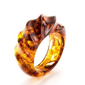 Handmade Designer Resin Bangles for Ladies Lightweight Stylish Jewelry Custom Colors Business Gift Use for Ethnic Western Fusion - Product Image 1