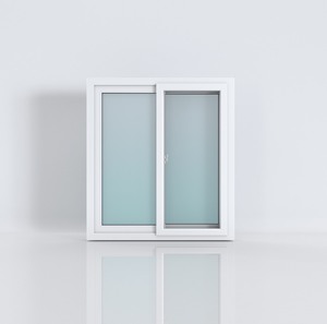 Ventana Corredera Doble Moderna de PVC HOFFEN PRO, 150x110cm, Blanca, para Uso Exterior, Resistente al Viento, Ideal para Escuelas, Hoteles, Villas, Cocinas y Entradas - Product Image 1
