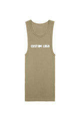 Camiseta sin mangas deportiva y de fitness para hombre, de algodón, cuello mandarín, ecológica, transpirable, de color liso, para verano. - Product Image 2