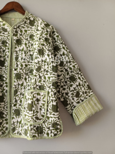 Cotton Handmade Reversible <b>Light</b> <b>Weight</b> Quilted Short <b>Jacket</b>,WomenWear New Style Coat - Product Image 2