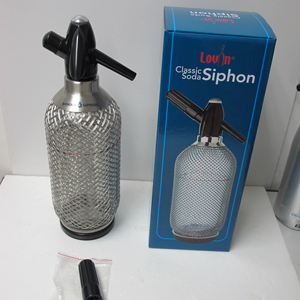 เครื่องทำโซดาแบบแก้ว LOVIN L004 พร้อมขวดโซดาและอุปกรณ์ทำน้ำโซดา ของขวัญสำหรับร้านขายไวน์ - Product Image 1